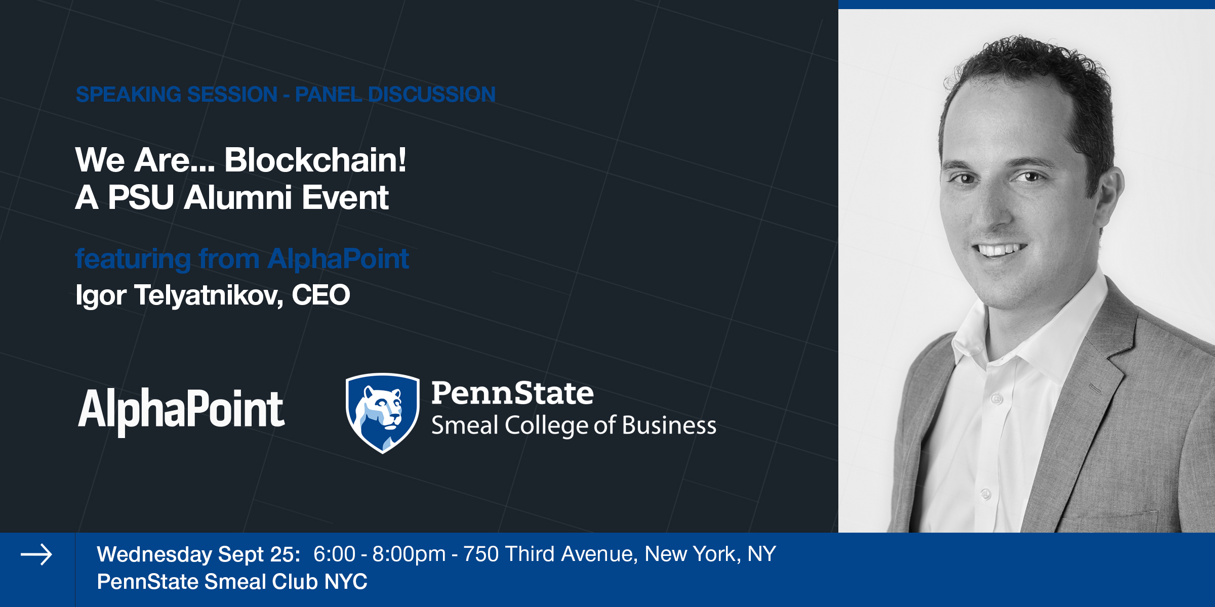 We are... Blockchain! - PSU Smeal Business Alumni - AlphaPoint