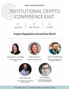 Institutional-Crypto-Conference-East-Reba-Beeson-digital-asset-investment-metropolitan-club-blockchain-NY